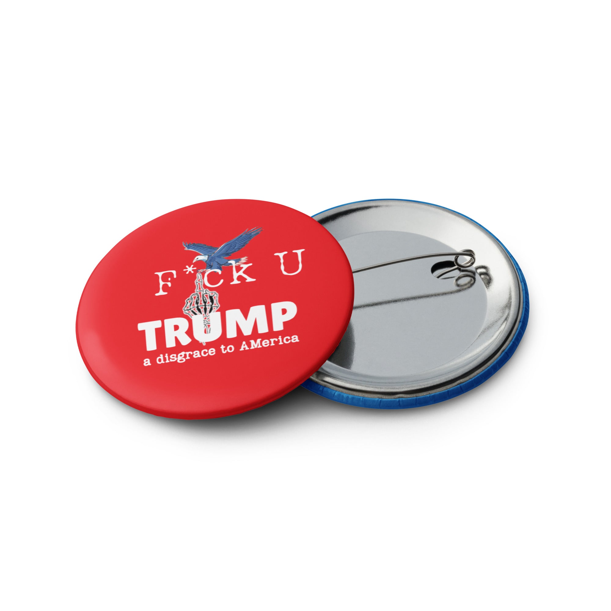 FDT & Social Justice Pins Set of 5, Anti Trump, Anit MAGA Protest Accessories