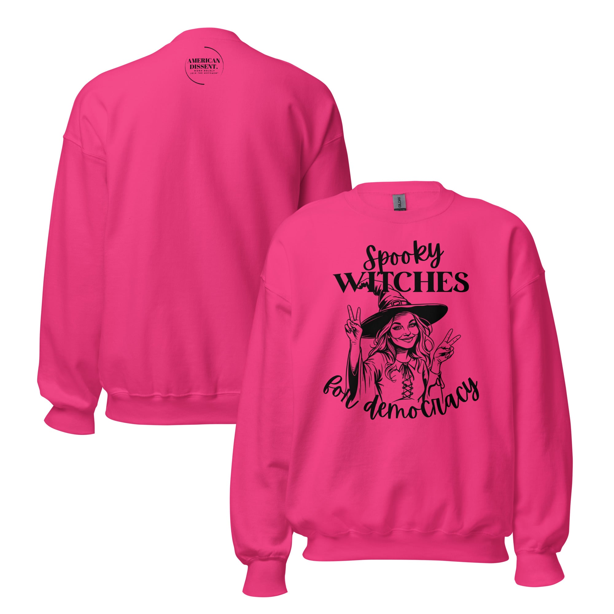 Democrat Gift: Halloween Witch Shirt for Spooky Season Sweatshirt