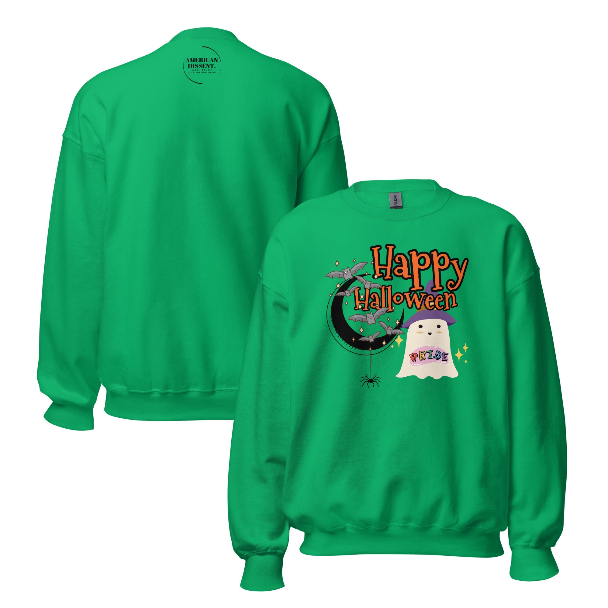 Happy Halloween Pride Sweatshirt - Ghostly Spooky Season Top