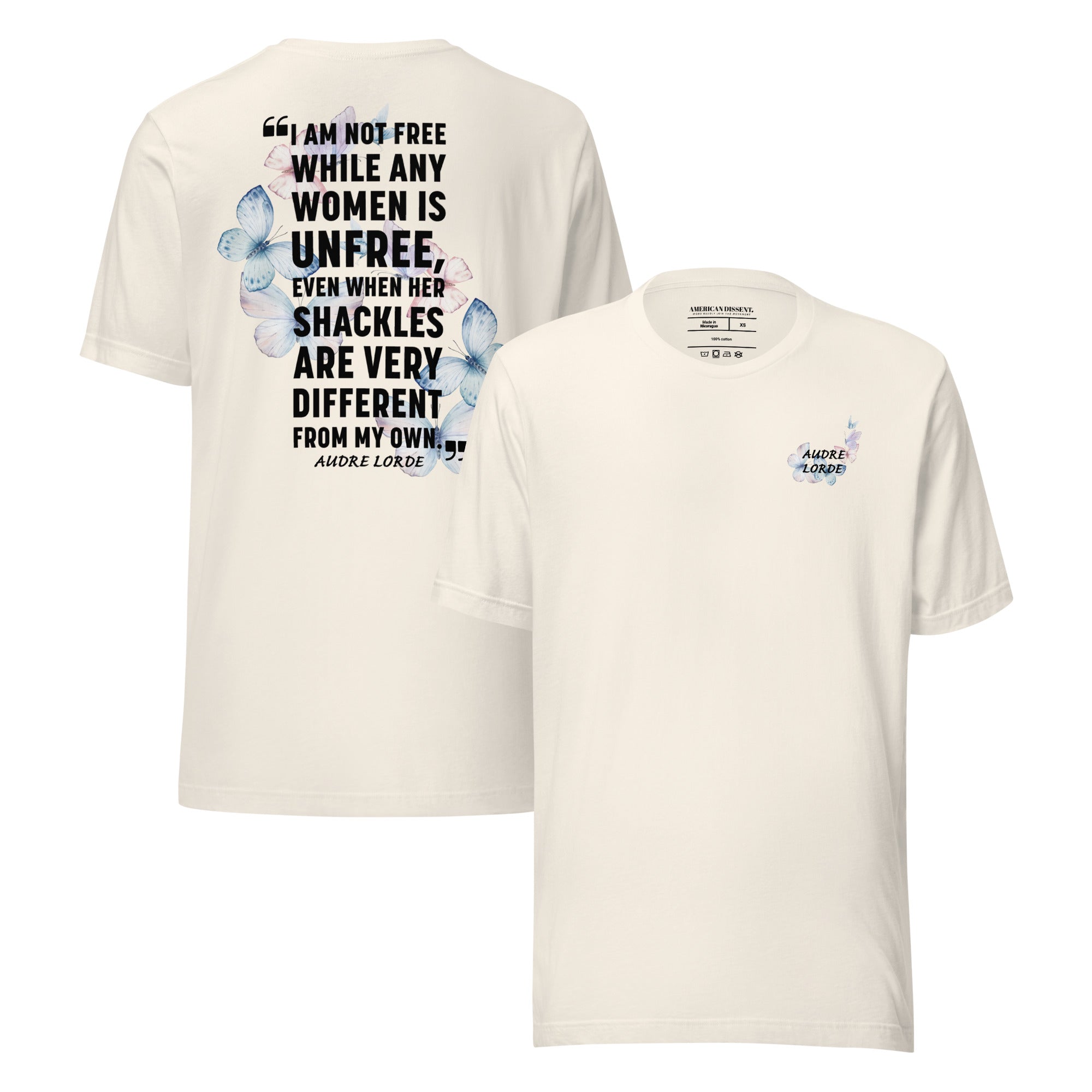 Audre Lorde Quote Shirt - Feminist Black History Political Tee.