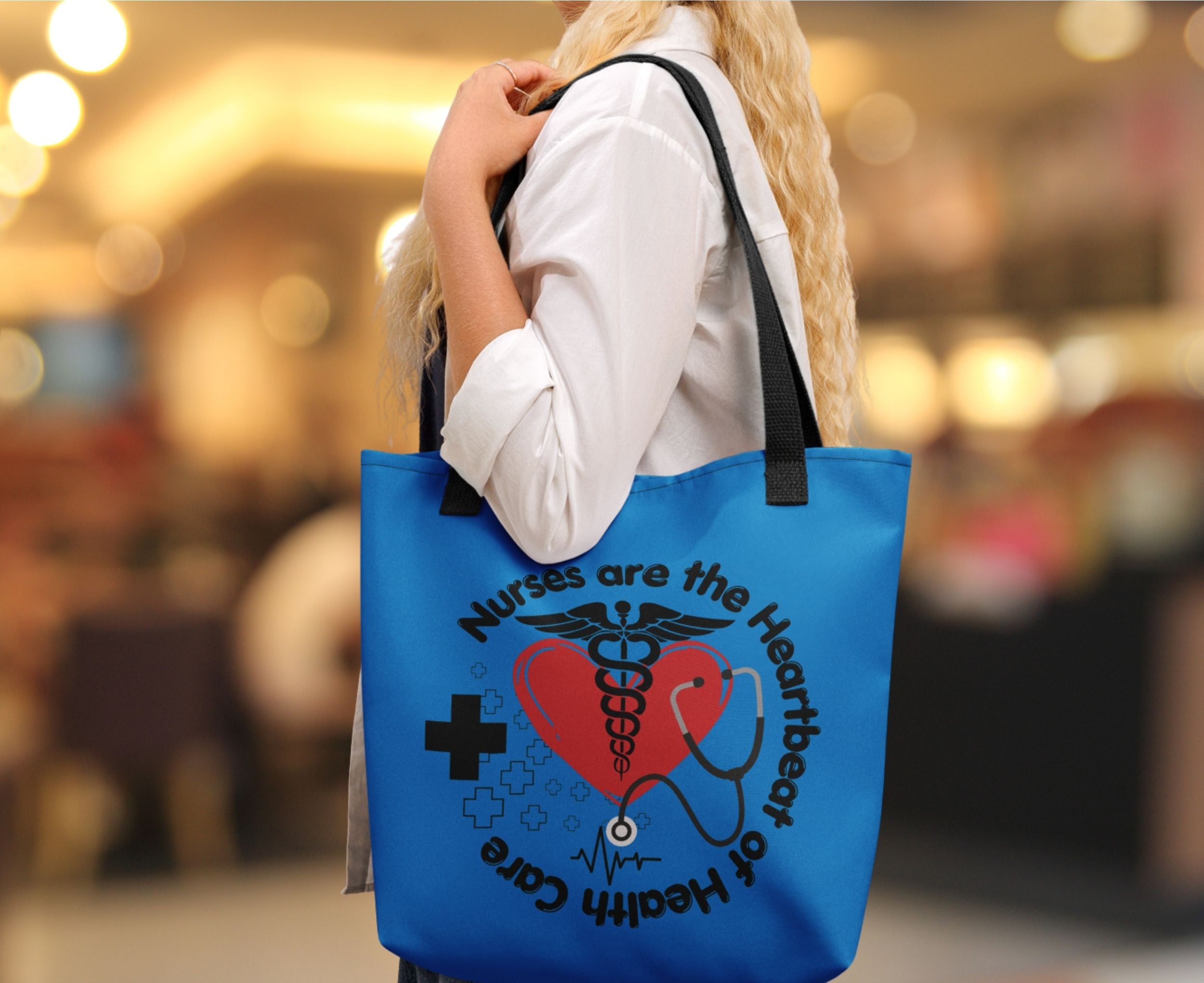 Nurses Are the Heroes of Health Care – Activist Tote Bag for Everyday Rebels