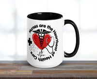 Nurses Are the Heroes of Health Care – Empowerment Mug for Everyday Rebels