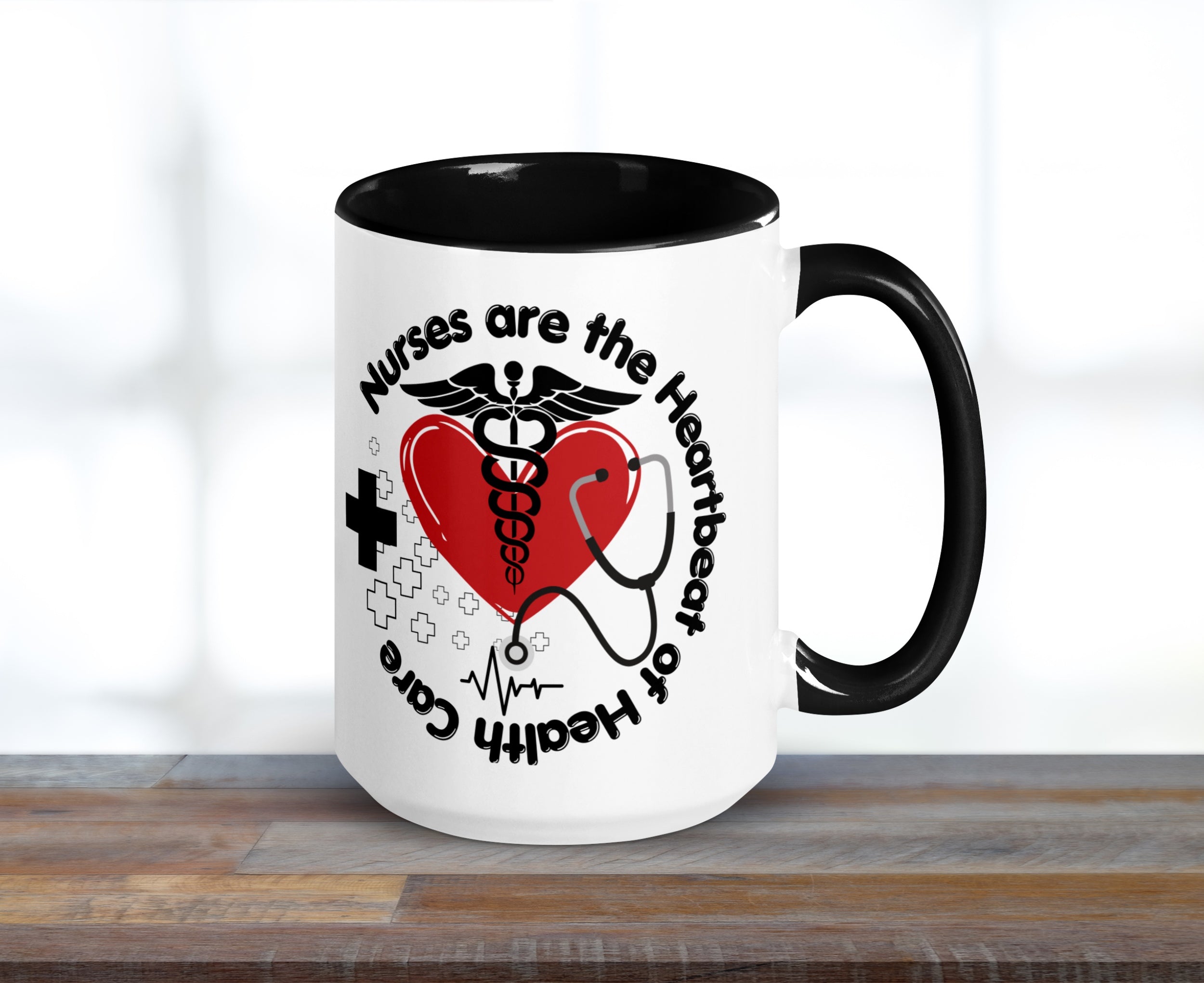 Nurses Are the Heroes of Health Care – Empowerment Mug for Everyday Rebels