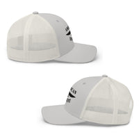 Retro Trucker Hat – “American Dissent” Embroidered | Patriotic Statement Cap | Vintage Mesh Back Hat