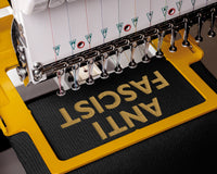 Antifascist Embroidered Beanie – Activist Winter Hat, Political Statement Knit Cap