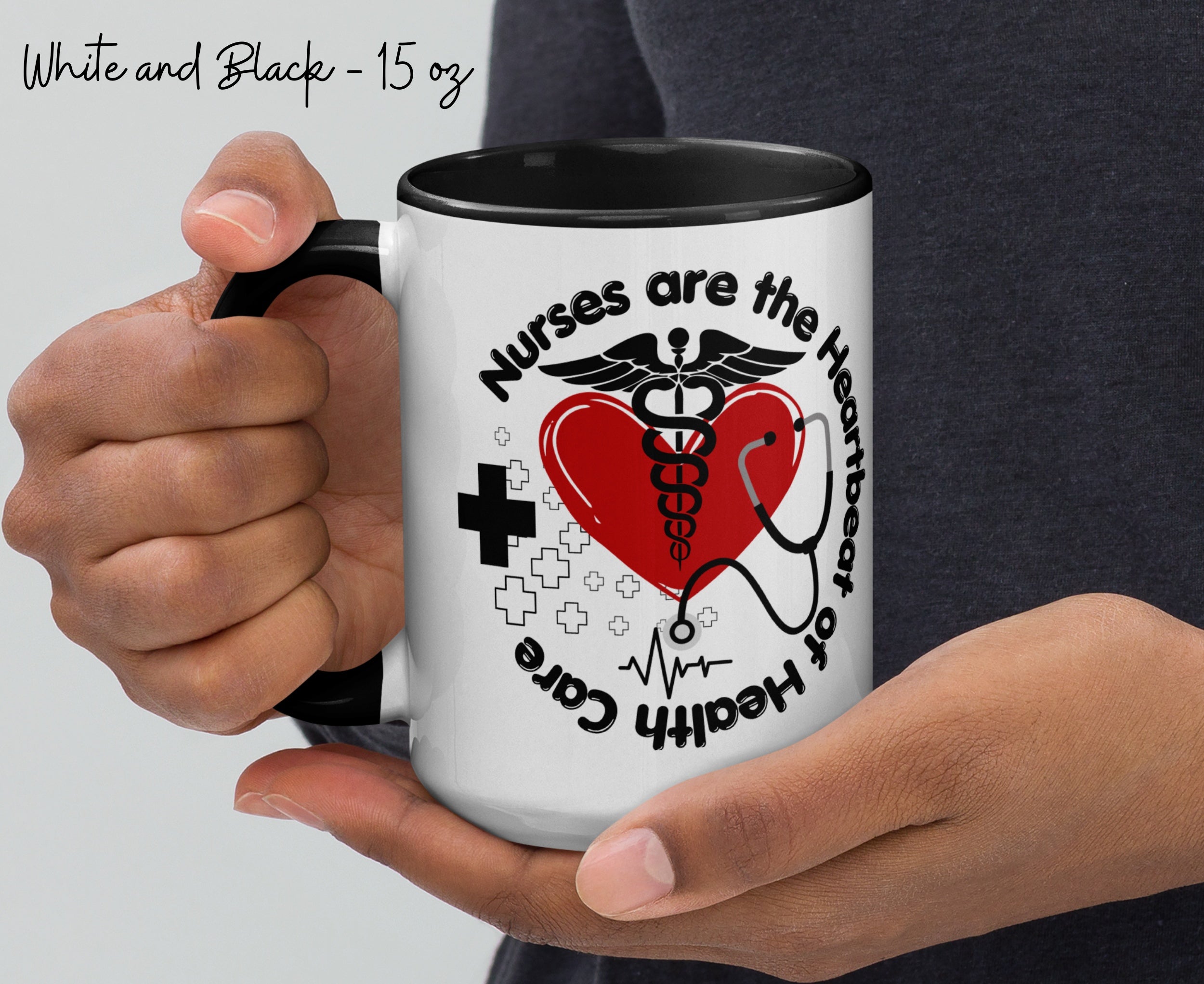 Nurses Are the Heroes of Health Care – Empowerment Mug for Everyday Rebels