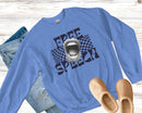 Retro "Free Speech" Sweatshirt – Bold Graphic Pullover, Unisex Streetwear Sweatshirt