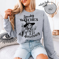 Democrat Gift: Halloween Witch Shirt for Spooky Season Sweatshirt