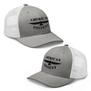 Retro Trucker Hat – “American Dissent” Embroidered | Patriotic Statement Cap | Vintage Mesh Back Hat