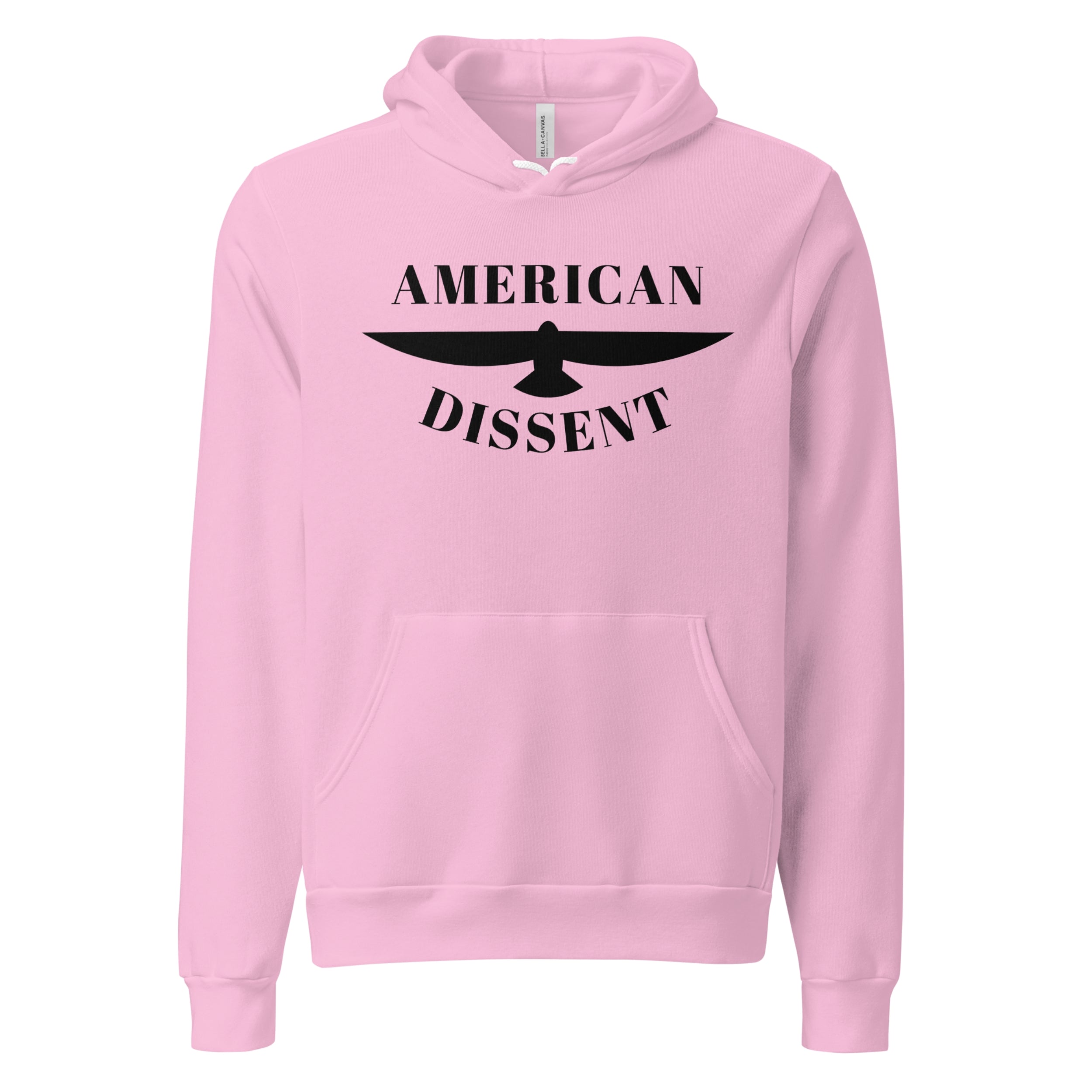 American Dissent Hoodie | Bella + Canvas Unisex Fleece Pullover | Premium Printed Activist Hoodie