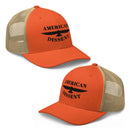 Retro Trucker Hat – “American Dissent” Embroidered | Patriotic Statement Cap | Vintage Mesh Back Hat