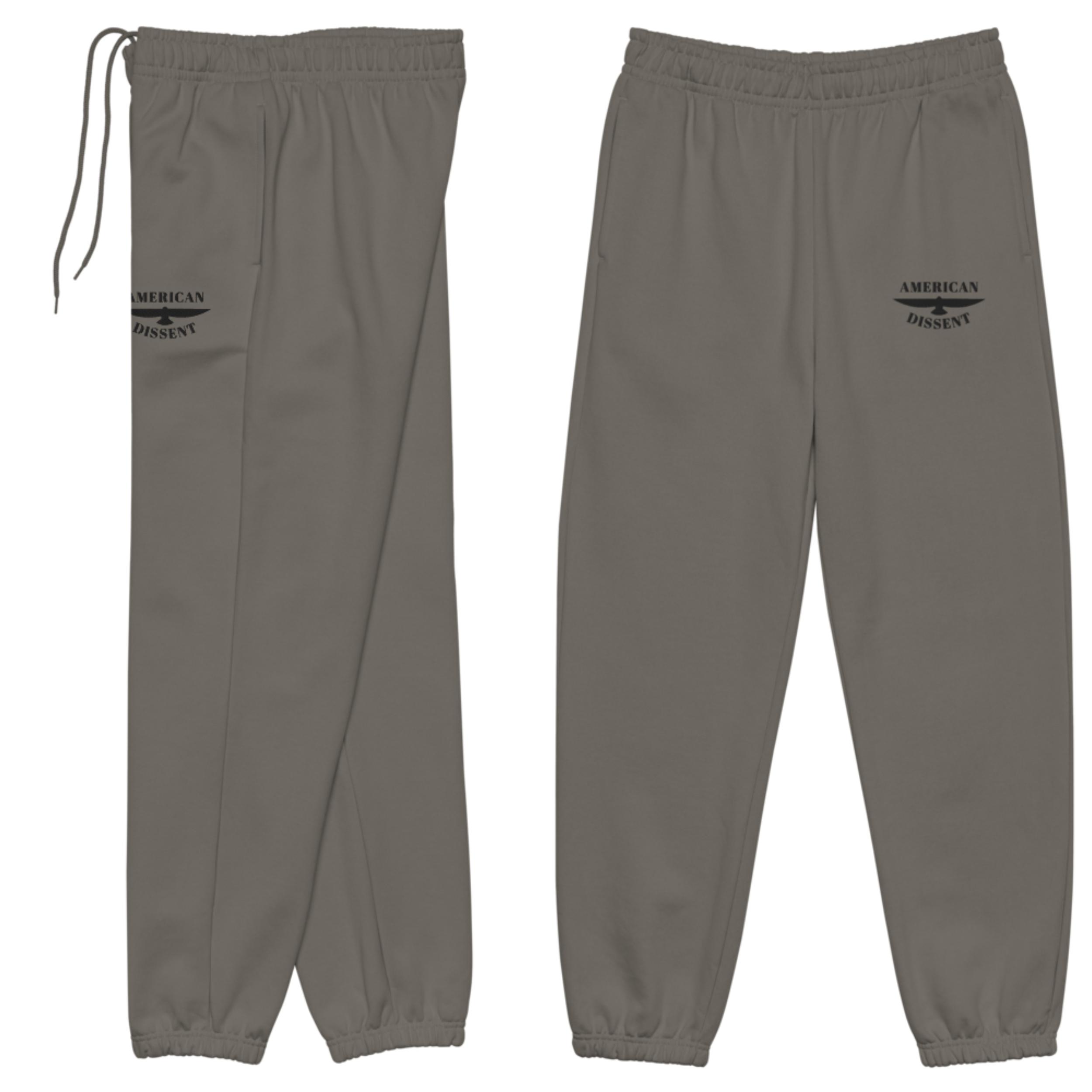 American Dissent Embroidered Sweatpants | Bella + Canvas Unisex Heavyweight Fleece | Premium Activist Loungewear
