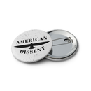 American Dissent Pin Button Set (5‑Pack) – Patriotic Political Activist Pins for Jackets, Backpacks & Hats | Free Speech Statement Buttons | Protest & Civil Liberties Accessories