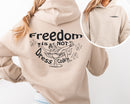Freedom Is Not a Dress Code Hoodie – Feminist Protest Art | Surreal Unisex Statement Sweatshirt - Feminist Gift