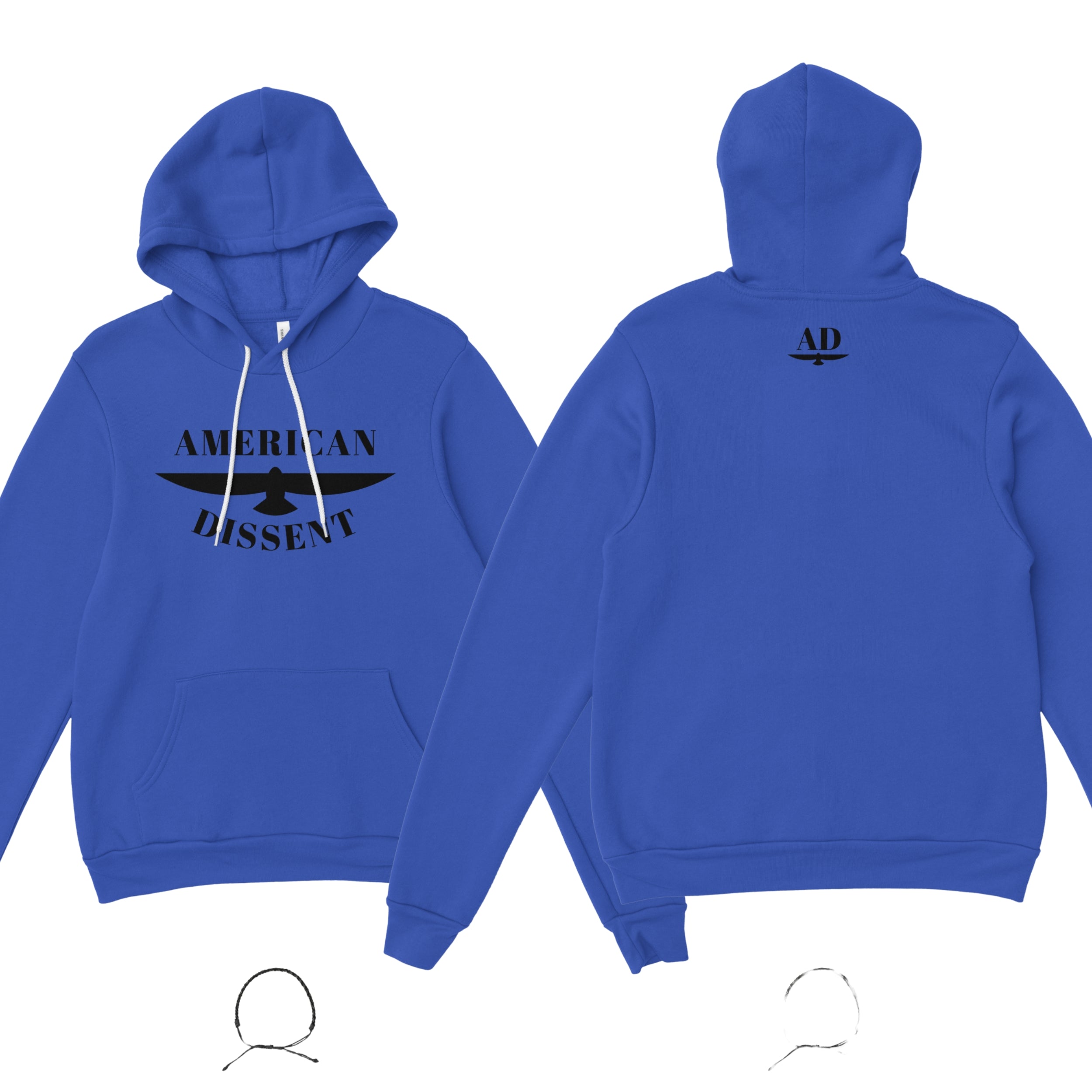 American Dissent Hoodie | Bella + Canvas Unisex Fleece Pullover | Premium Printed Activist Hoodie