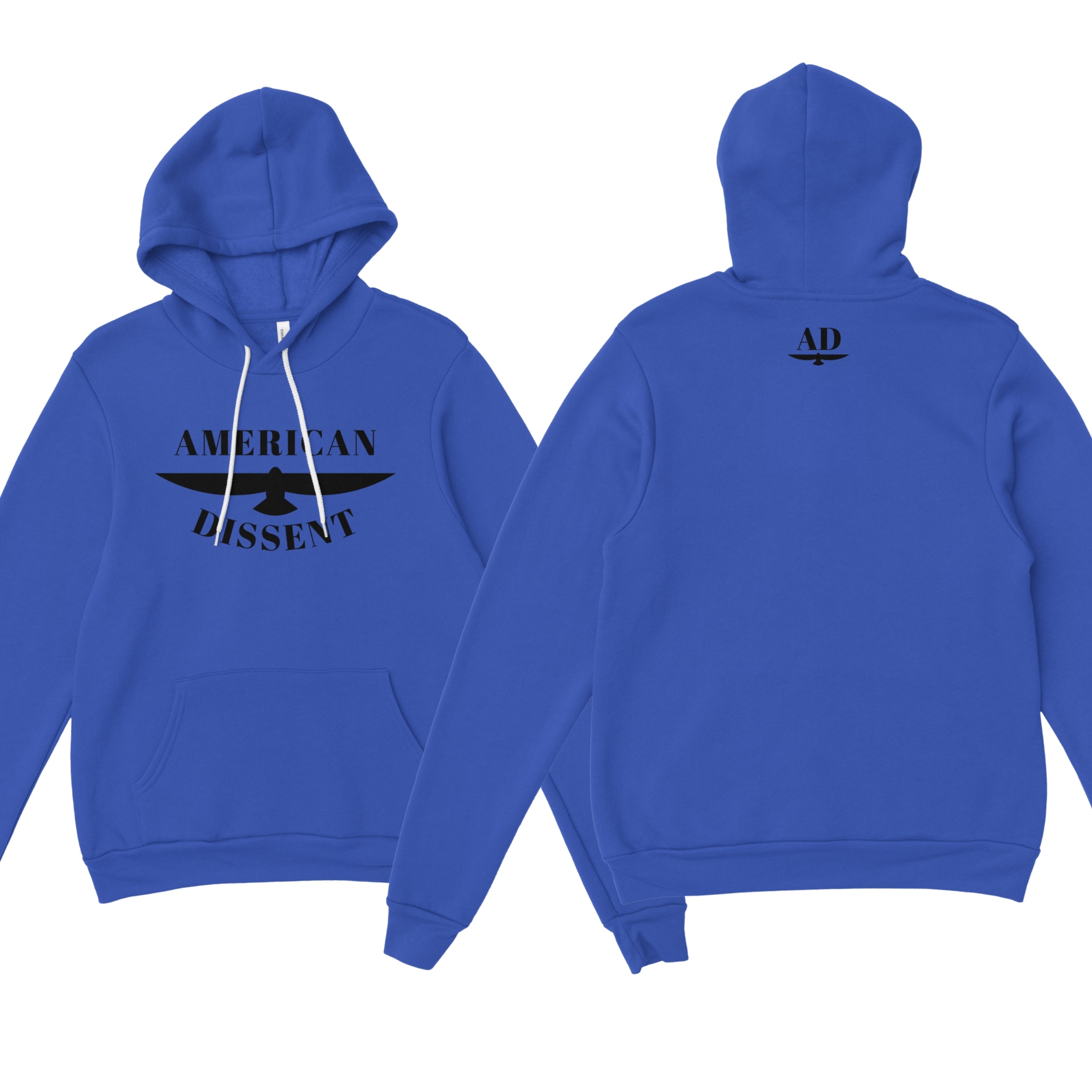 American Dissent Hoodie | Bella + Canvas Unisex Fleece Pullover | Premium Printed Activist Hoodie