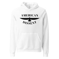 American Dissent Hoodie | Bella + Canvas Unisex Fleece Pullover | Premium Printed Activist Hoodie