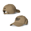 Classic Dad Hat – “American Dissent” Embroidered Front + AD Icon Back | Patriotic Statement Cap | Minimalist Activist Hat