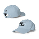 Classic Dad Hat – “American Dissent” Embroidered Front + AD Icon Back | Patriotic Statement Cap | Minimalist Activist Hat