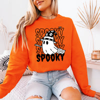 Ghostly Charm Halloween Sweatshirt - Spooky Season Shirt
