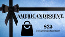 AMERICAN DISSENT. Gift Card | Worn Boldly Join the Movement