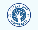 Pro‑Immigrant Activist Sticker | Anti‑ICE Vinyl Decal | Immigrant Rights Protest Sticker | Social Justice Laptop & Water Bottle Sticker