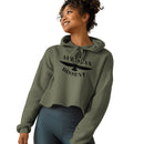American Dissent Women’s Cropped Hoodie | Bella + Canvas Fleece Crop Hoodie | Bold Graphic Statement Top