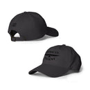 Classic Dad Hat – “American Dissent” Embroidered Front + AD Icon Back | Patriotic Statement Cap | Minimalist Activist Hat