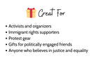 Pro‑Immigrant Activist Sticker | Anti‑ICE Vinyl Decal | Immigrant Rights Protest Sticker | Social Justice Laptop & Water Bottle Sticker