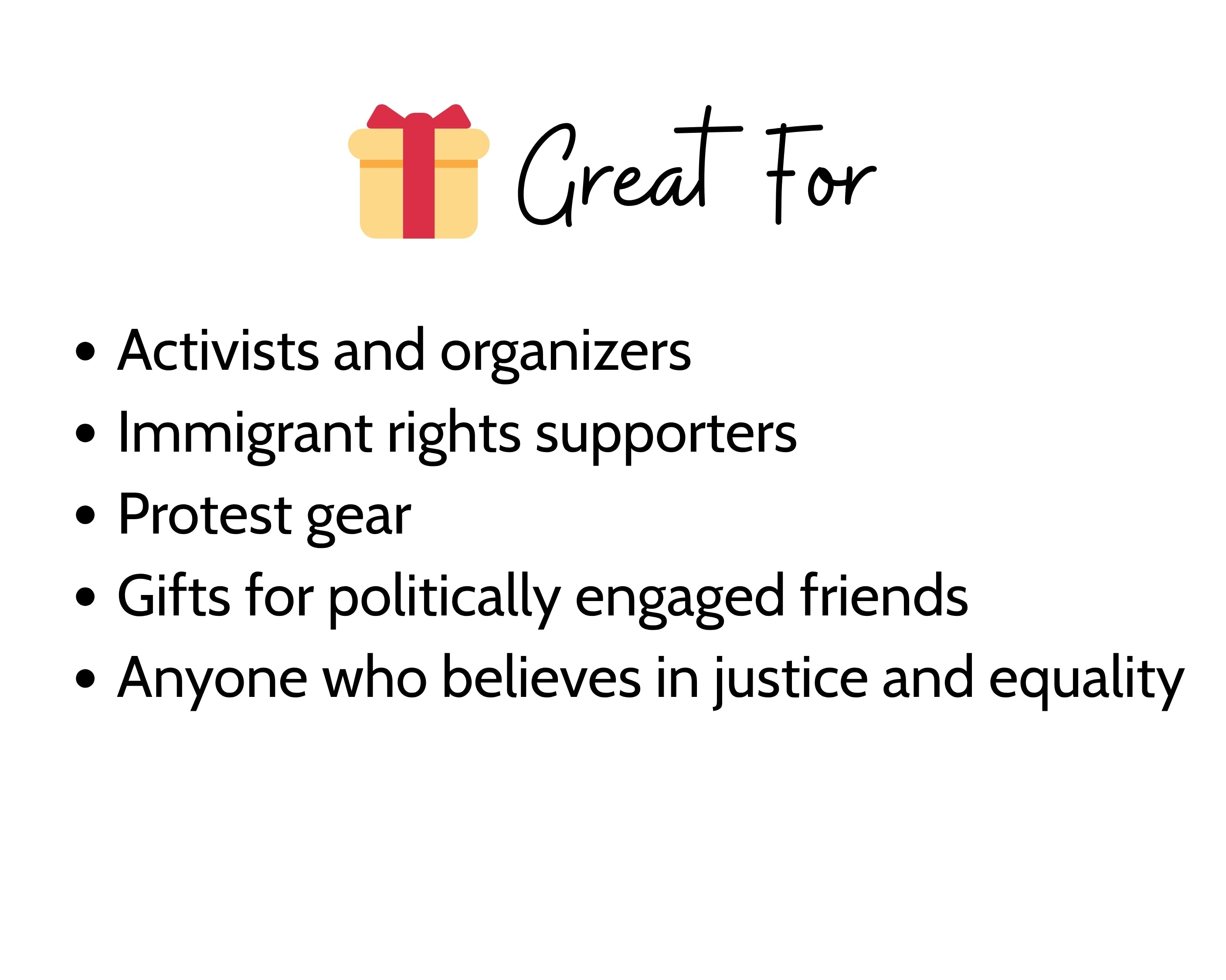 Pro‑Immigrant Activist Sticker | Anti‑ICE Vinyl Decal | Immigrant Rights Protest Sticker | Social Justice Laptop & Water Bottle Sticker