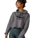 American Dissent Women’s Cropped Hoodie | Bella + Canvas Fleece Crop Hoodie | Bold Graphic Statement Top