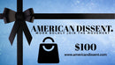 AMERICAN DISSENT. Gift Card | Worn Boldly Join the Movement