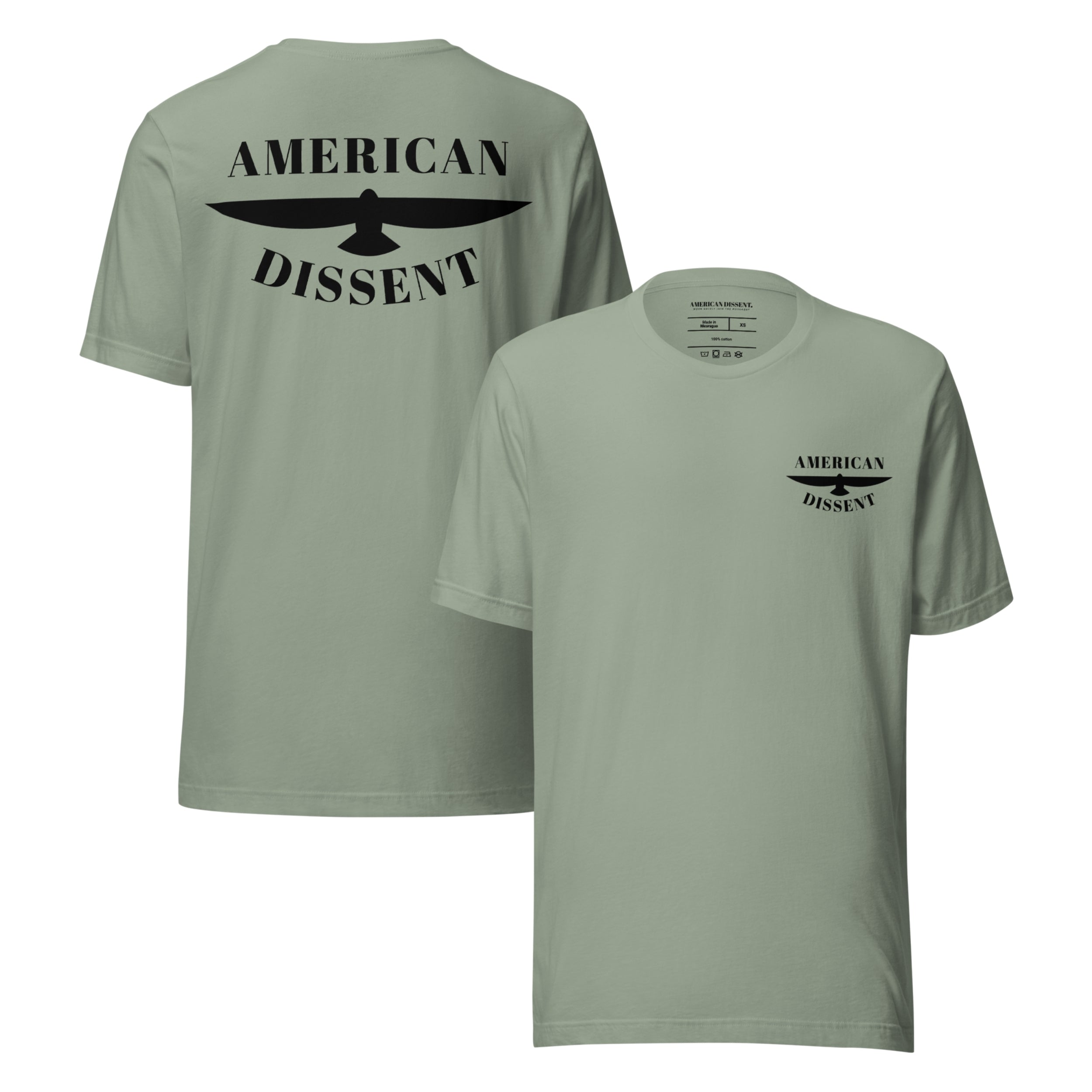Bella + Canvas American Dissent Tee | Soft Unisex Modern Fit | Everyday Statement Shirt