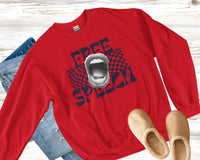 Retro "Free Speech" Sweatshirt – Bold Graphic Pullover, Unisex Streetwear Sweatshirt