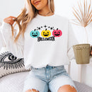 Fun Halloween Shirt - Pumpkin Design Sweatshirt for October Festivities