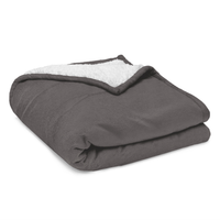 American Dissent Embroidered Premium Sherpa Blanket – Ultra‑Soft Patriotic Activist Throw | Free Speech Home Décor | Political Gift for Activists & Independent Thinkers