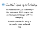 Keep the Immigrants, Deport the Racists Notebook – Progressive Journal for Activists, Anti‑Racism Quote Notebook, Social Justice Stationery, Equality Gift