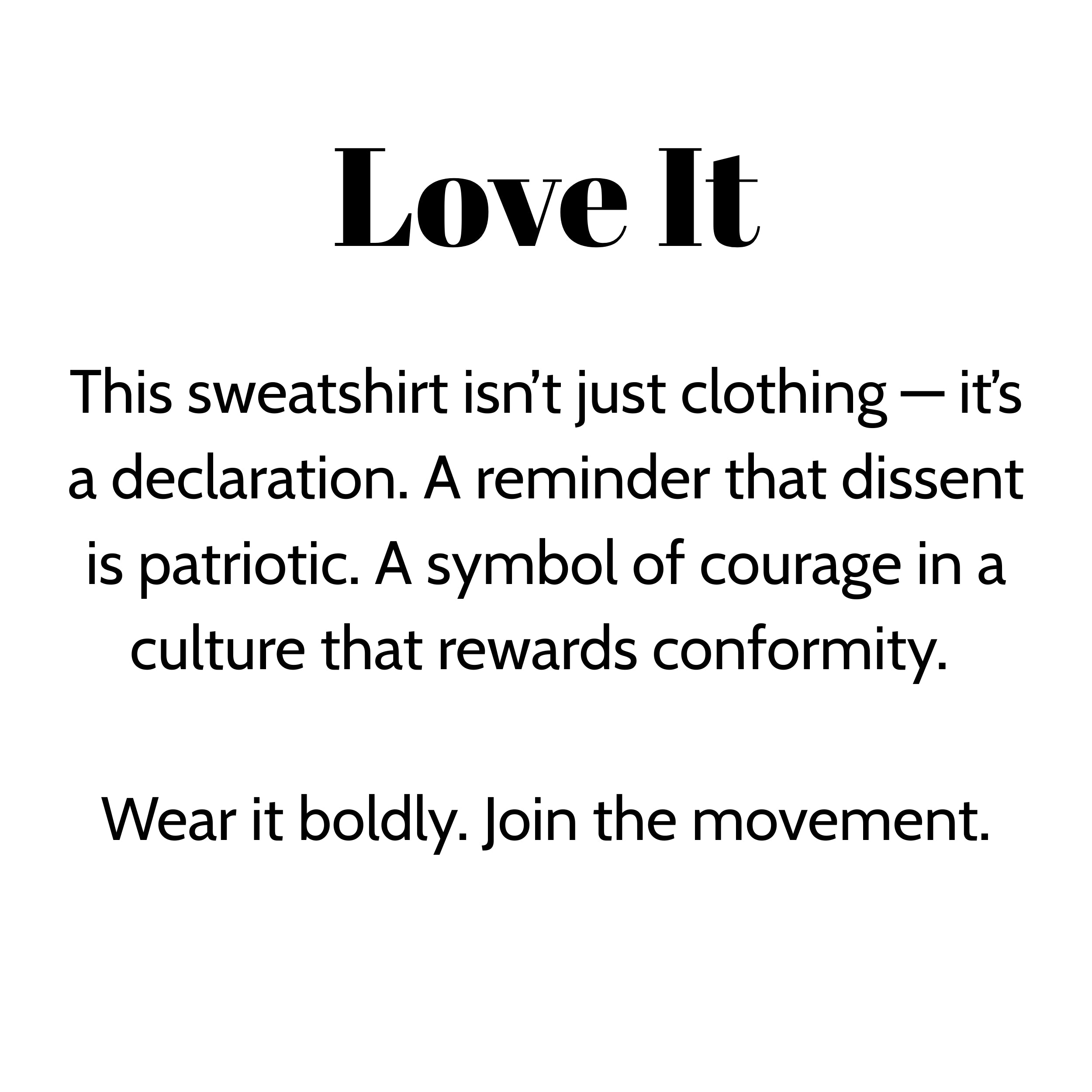 Bella + Canvas Unisex Oversized Heavyweight Sweatshirt – “American Dissent” Embroidered Crewneck | Premium Streetwear | Political Statement Apparel