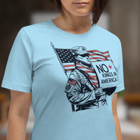 Protest Shirt - No Kings in America - Anti-Trump Tee - Freedom T-shirt