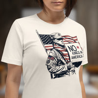 Protest Shirt - No Kings in America - Anti-Trump Tee - Freedom T-shirt