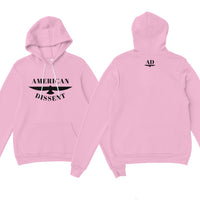 American Dissent Hoodie | Bella + Canvas Unisex Fleece Pullover | Premium Printed Activist Hoodie