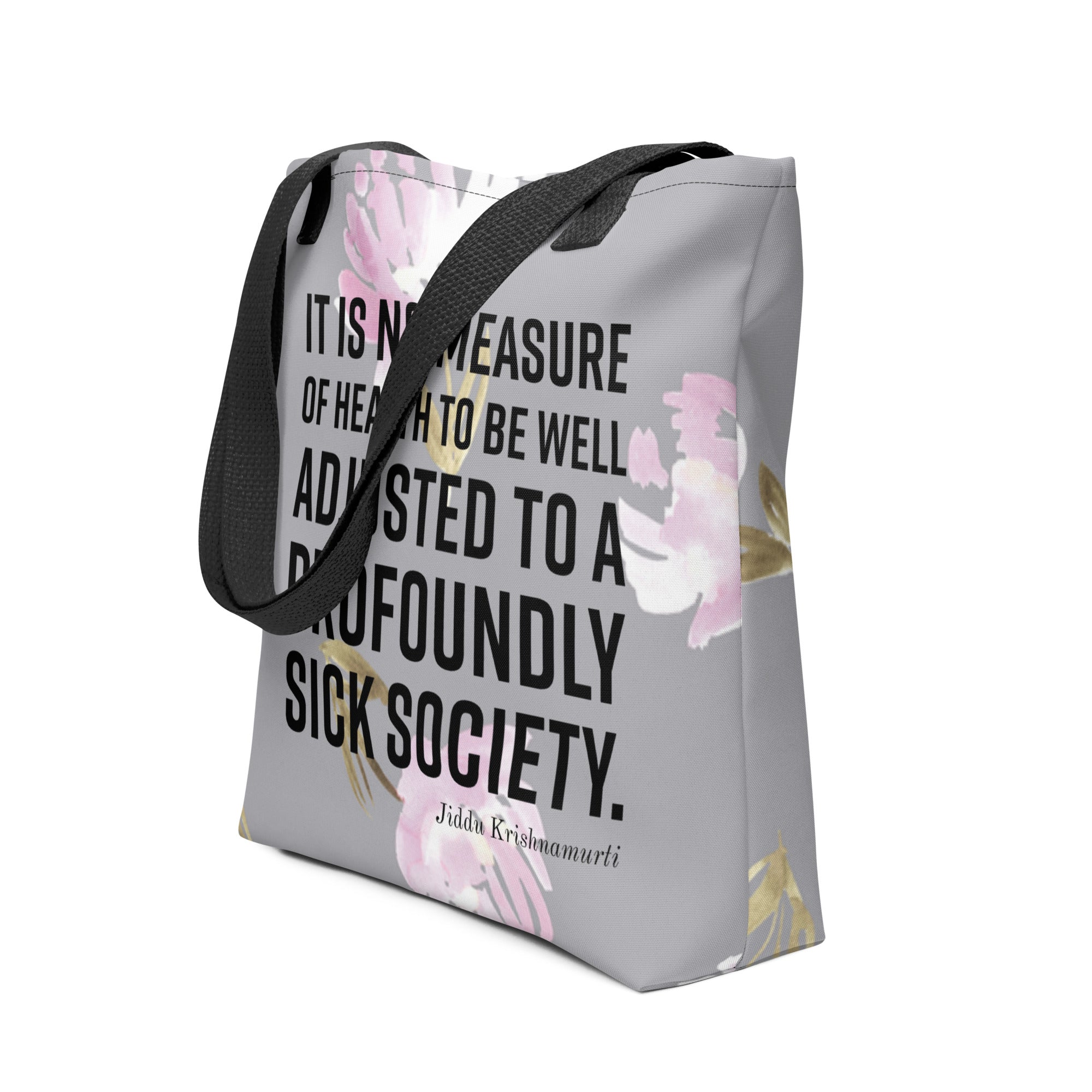 Political Protest Quote Tote Bag - Anti Trump Resistance Carryall