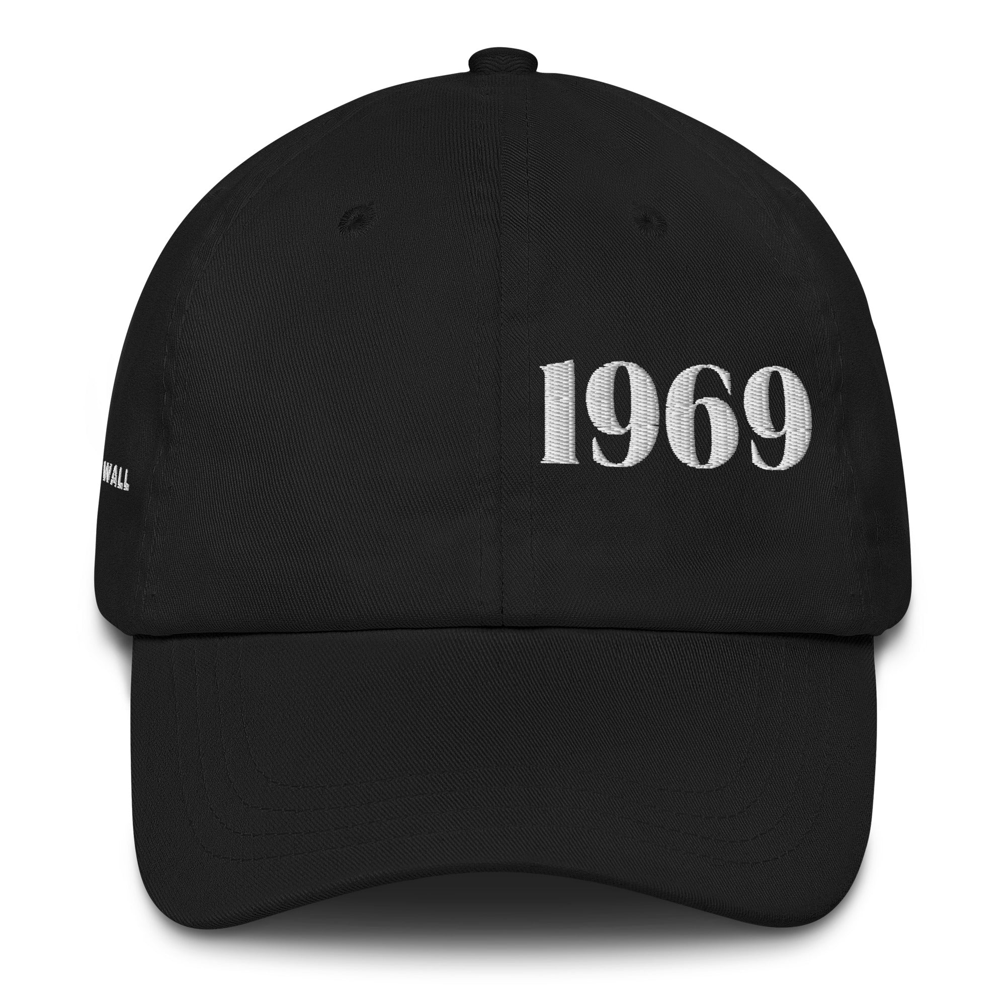 Stonewall 1969 Embroidered Pride Hat - Adjustable Baseball Cap