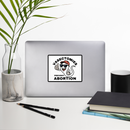 "Vasectomies Prevent Abortion – Pro-Choice Vinyl Sticker for Reproductive Rights Activists