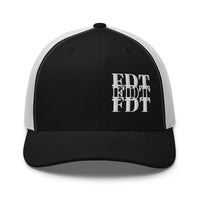 Fuck Donald Trump Embroidered Trucker Hat - Snap Back FDT Anti-Trump Cap
