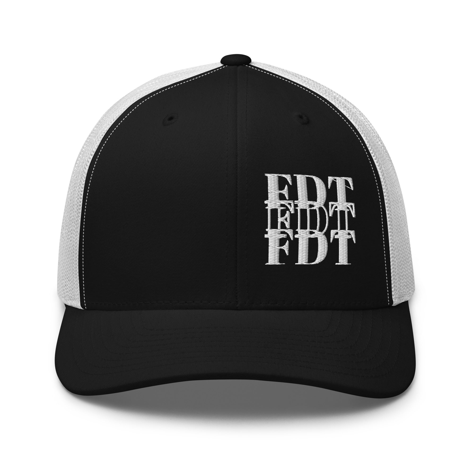 Fuck Donald Trump Embroidered Trucker Hat - Snap Back FDT Anti-Trump Cap