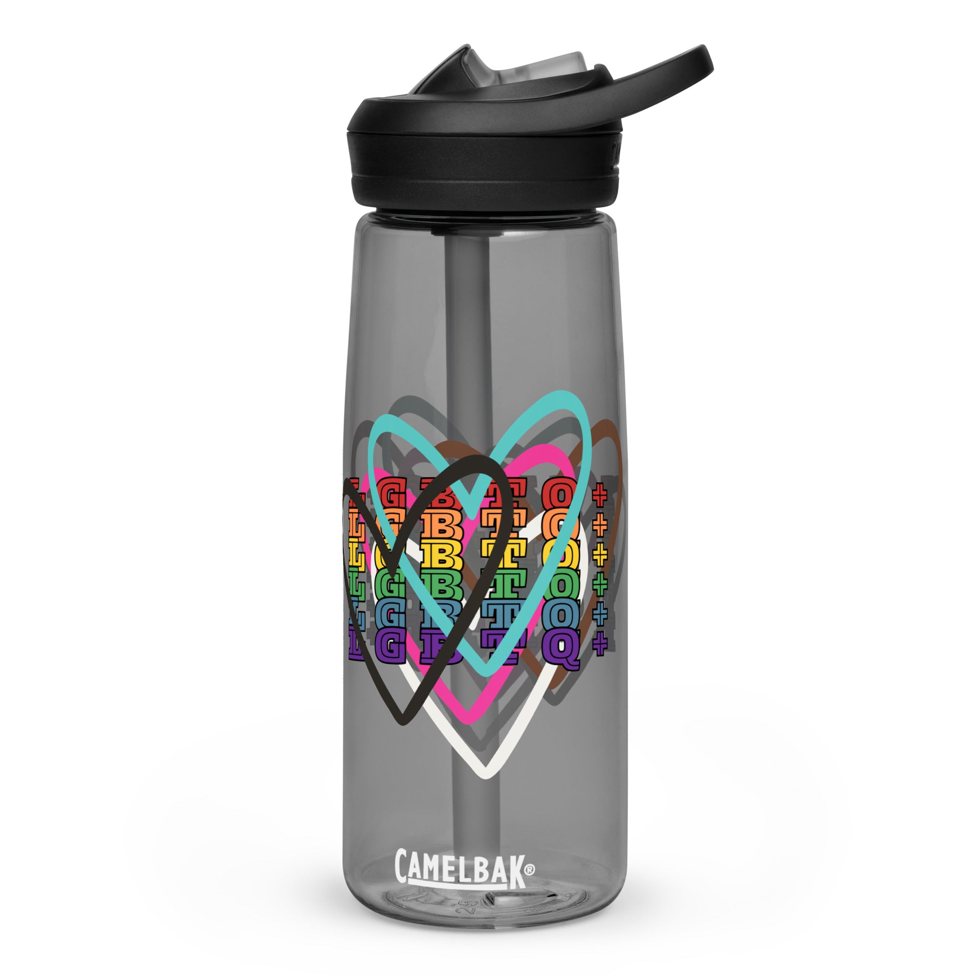 Sports water bottle | LGBTQ Pride Water Bottle - CamelBak Eddy®+ Eco Friendly