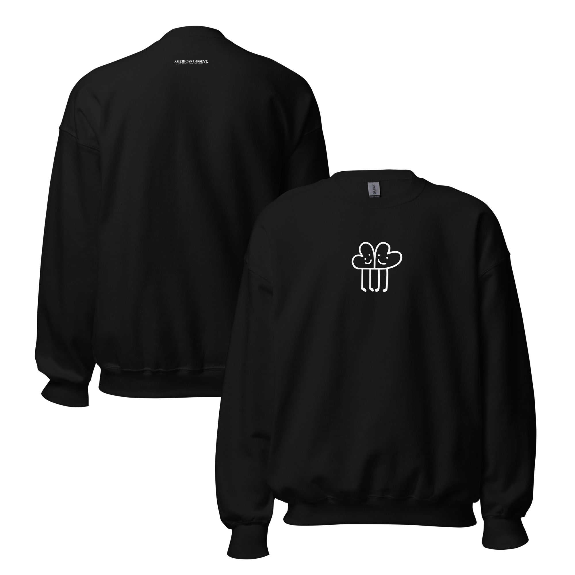 Heart Sweatshirt - Kindness and Positivity Love Shirt