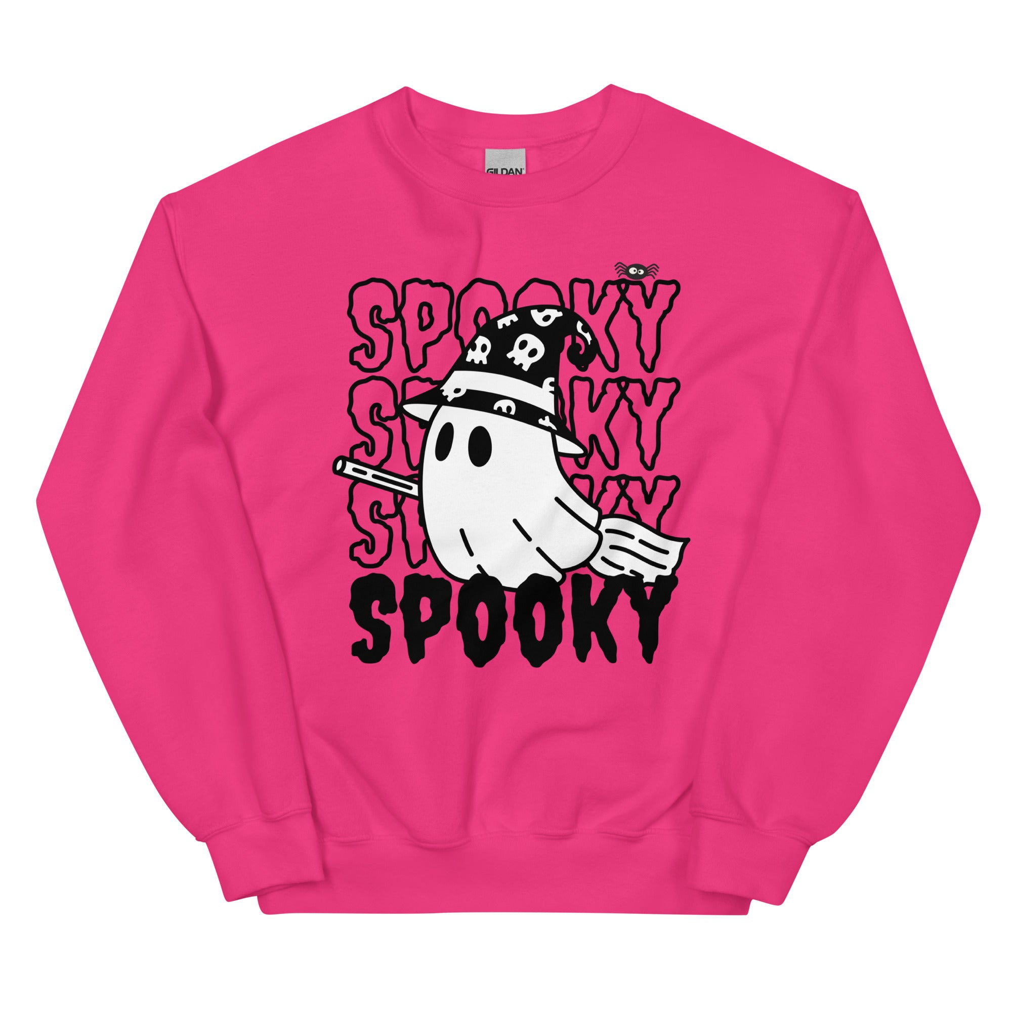 Ghostly Charm Halloween Sweatshirt - Spooky Season Shirt