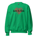 Love is Love Sweatshirt - Heart Shirt Pride - Valentines Day Gift - Minimalist Love Design